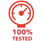 100% Tested